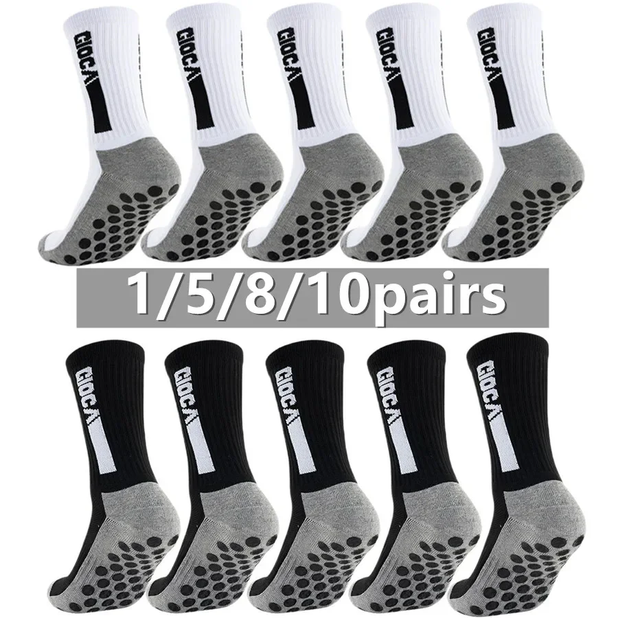 Sports Grip - 1/5/8/10 pares de calcetines unisex antideslizantes