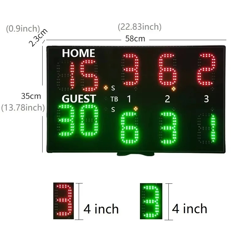Portle Xcm Digital Pl Court Sc - Scoreboard Digital reseña y precio