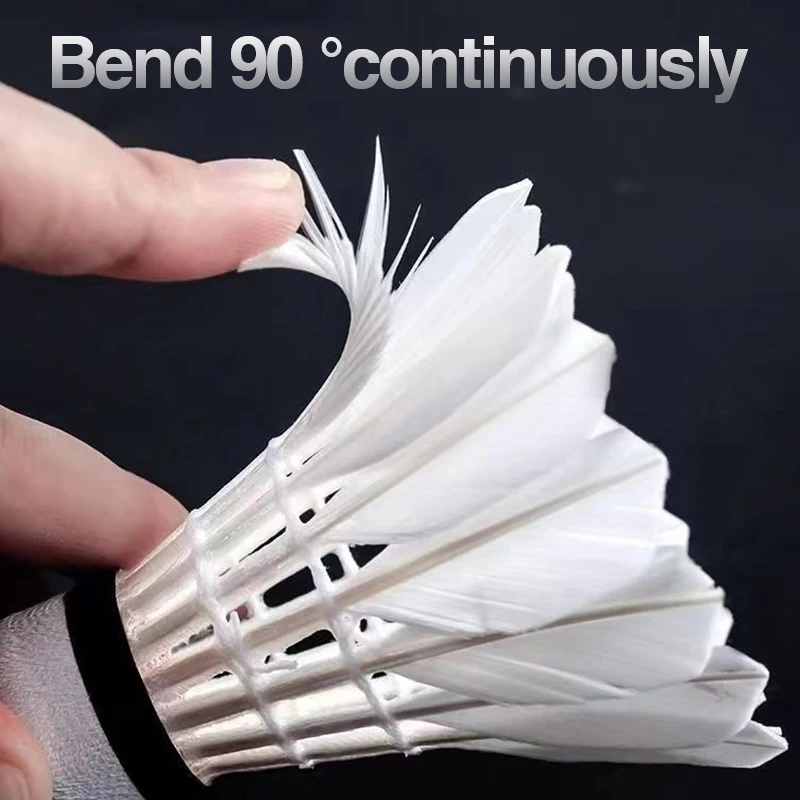 Nuevos volantes de bádminton d - Feather Shuttlecock reseña y precio