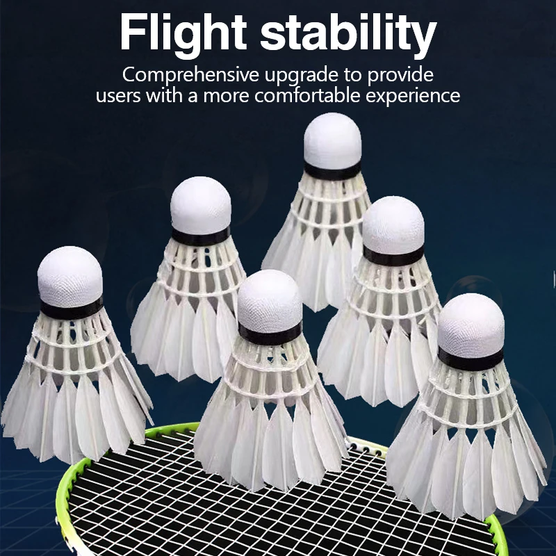 Nuevos volantes de bádminton d - Feather Shuttlecock reseña y precio