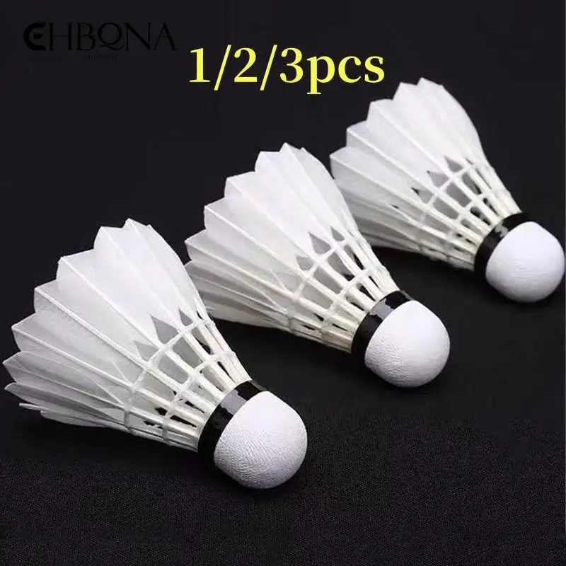 Nuevos volantes de bádminton d - Feather Shuttlecock reseña y precio