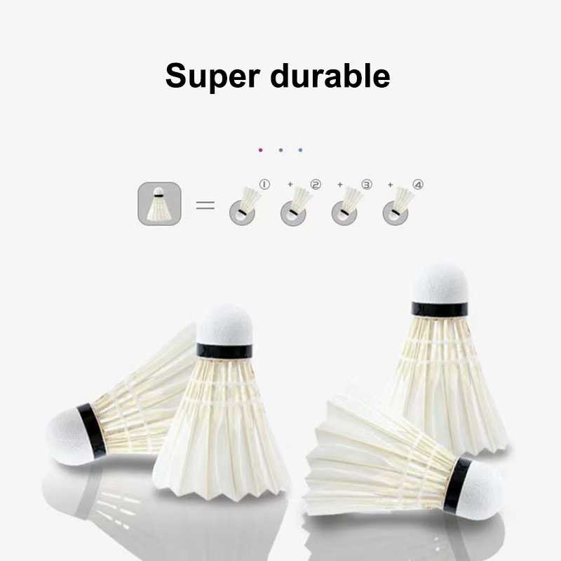 3/6 unidades de volantes de bá - Badminton Shuttlecock reseña y precio
