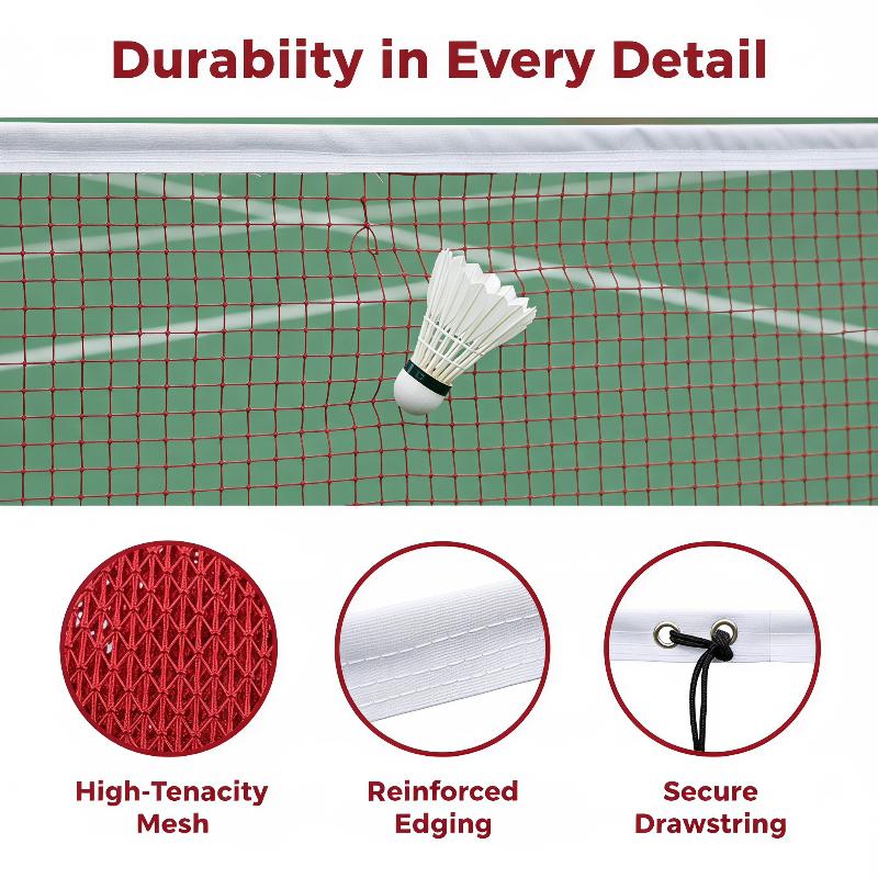 Red de bádminton estándar de 6 - Badminton Net reseña y precio