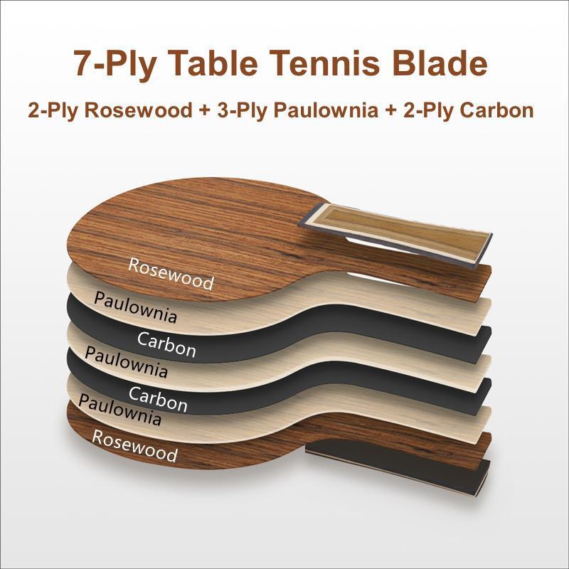Tabla de tenis de mesa de pali - Badminton Racket Carbon reseña y precio