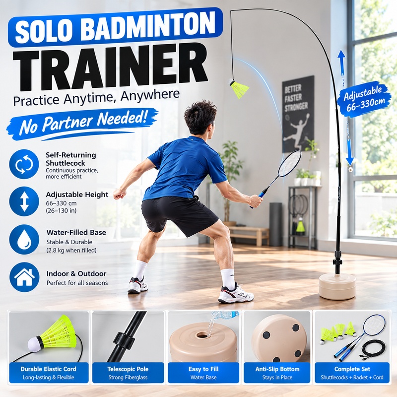 Set de entrenamiento de bádmin - Badminton Shuttlecock reseña y precio